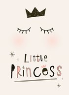 kids birthday little princess card